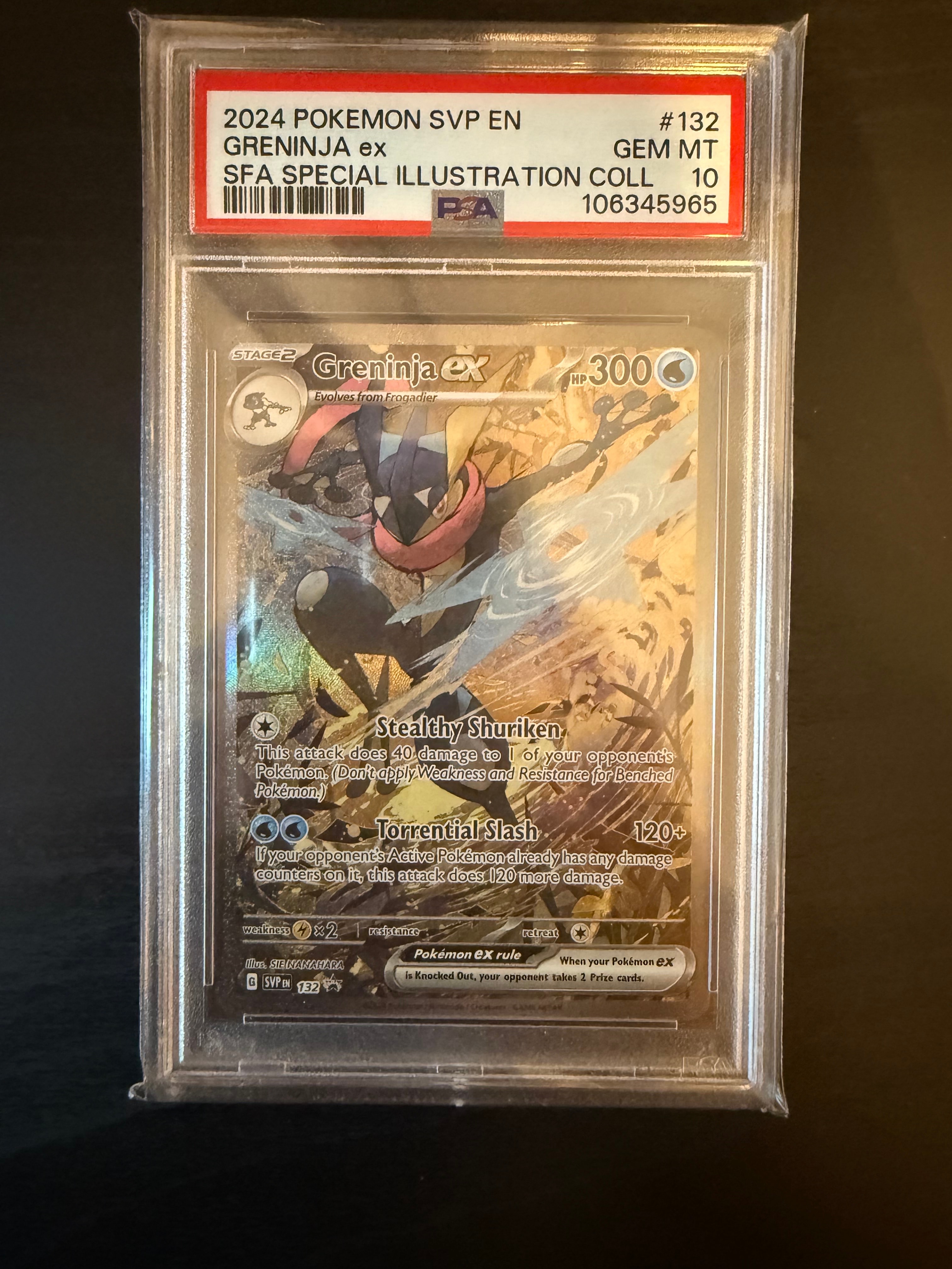 PSA9】ゲッコウガex P [SVP EN 132]【英語版】(スカーレット