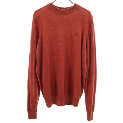 LACOSTE ラコステ 長袖 ニット M レッド系 セーター