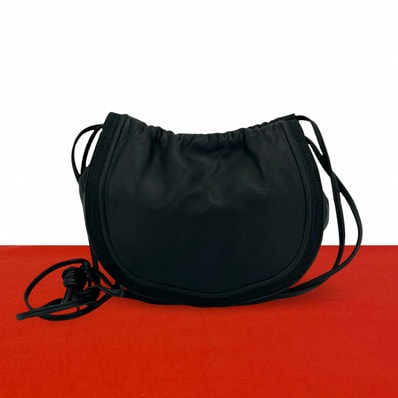 LOEWE ロエベ アナグラム ロゴ レザー ショルダーバッグ ブラック
22656