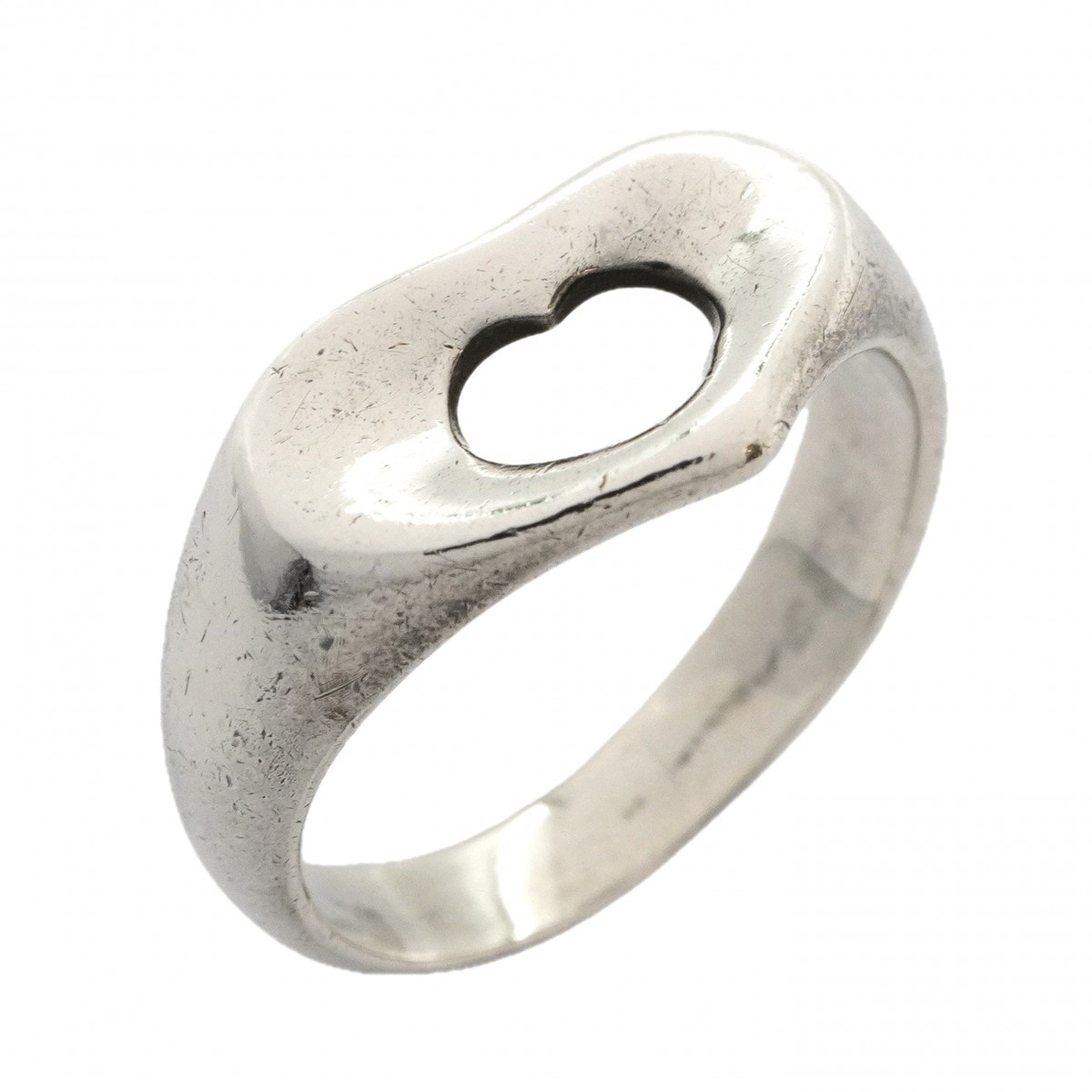 【6jbb0379-k】ティファニー リング オープンハート シルバー925 8号【中古】レディース