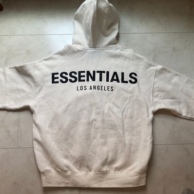 FEAR OF GOD ESSENTIALS Los Angeles 3M Pullover Hoodie "White"