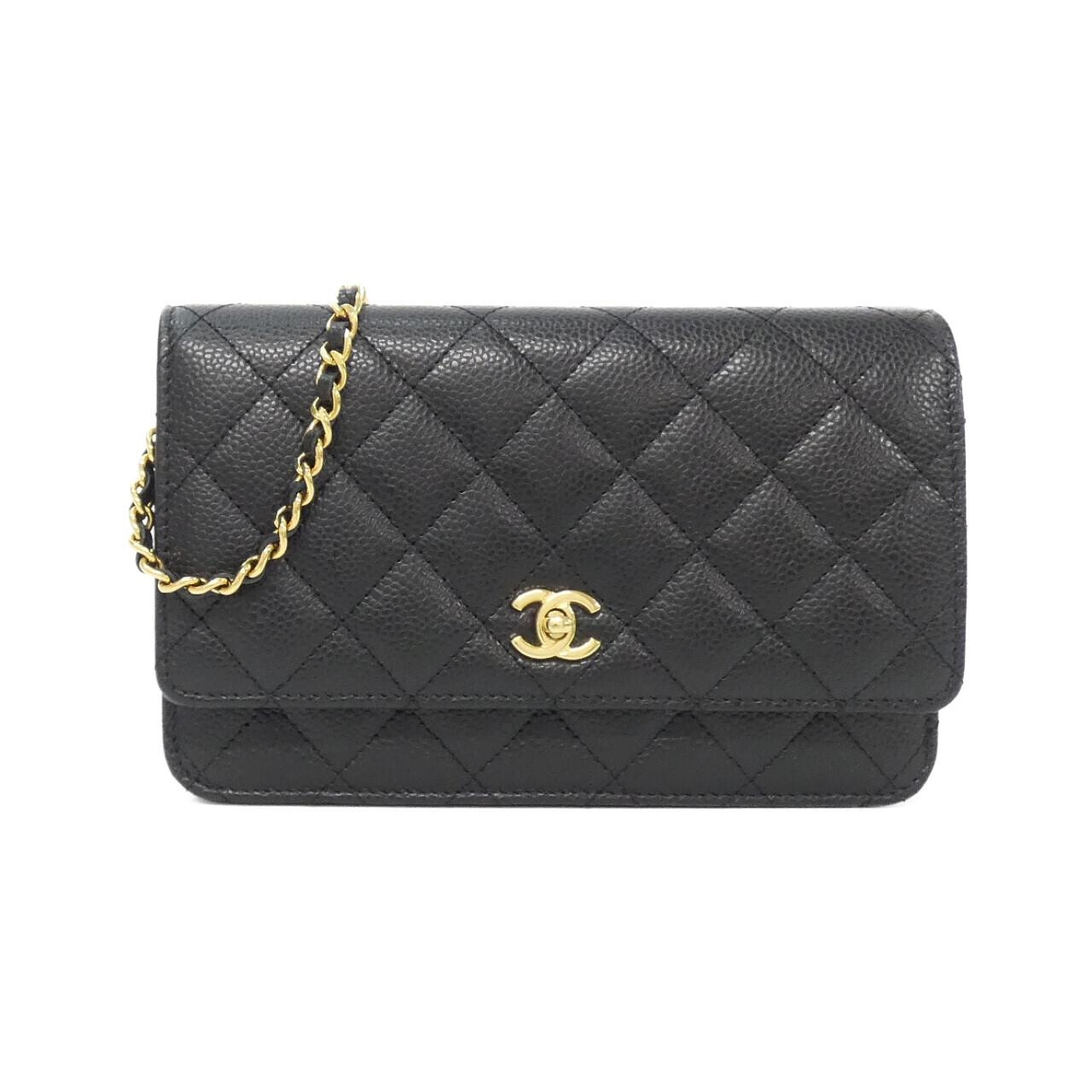 CHANEL ♡ クロコ型押 カードケース 新コレクション 貴重 黒 財布 カードケース - クロコダイル エンボス カーフスキン、ブラック