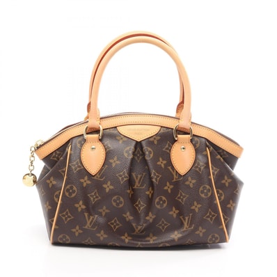 ルイ・ヴィトン LOUIS VUITTON ティヴォリPM モノグラム ハンドバッグ バッグ PVCコーティングキャンバス レザー モノグラム レディース ブラウン系 M40143 【中古】