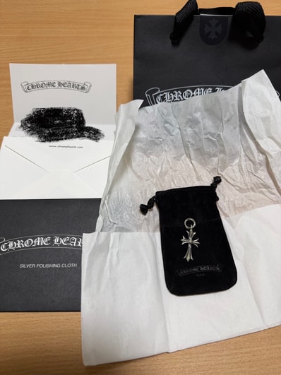 Chrome Hearts Tiny CH Cross Charm "Silver"