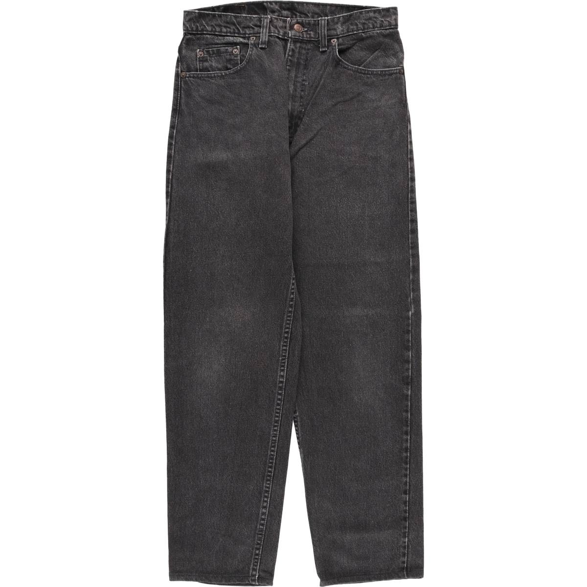 古着 90年代 リーバイス Levi's 550-0260 ブラックデニム テーパードデニムパンツ USA製 メンズw30相当 ヴィンテージ/evb032888