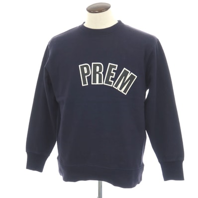 【中古】エスエスズィー SSZ × Mark Gonzales コットン スウェット ネイビー【サイズL】【メンズ】