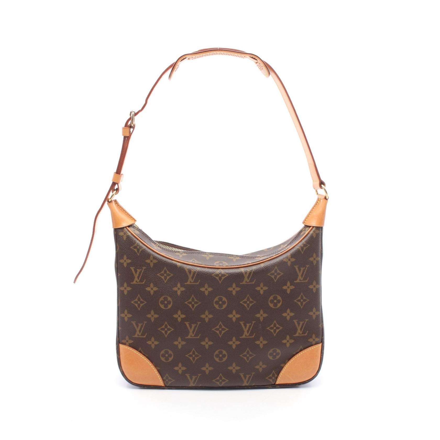 ルイ・ヴィトン LOUIS VUITTON ブローニュPM モノグラム ショルダーバッグ バッグ PVCコーティングキャンバス レザー レディース ブラウン系 M51265 【中古】