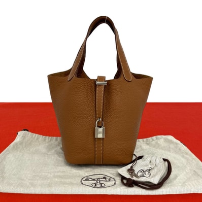 HERMES エルメス ピコタンロック PM トリヨンクレマンス ハンドバッグ ブラウン
02073