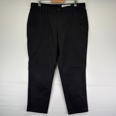 古着 カーハート Carhartt ワークパンツ ジップフライ ワンポイントロゴ 長ズボン バイコンポーネント w36 L30 グレー メンズ