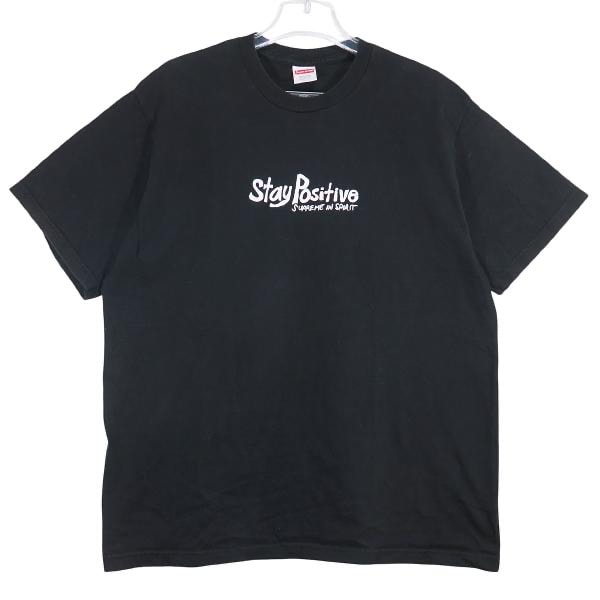 Supreme Stay Positive Tee "Black"
