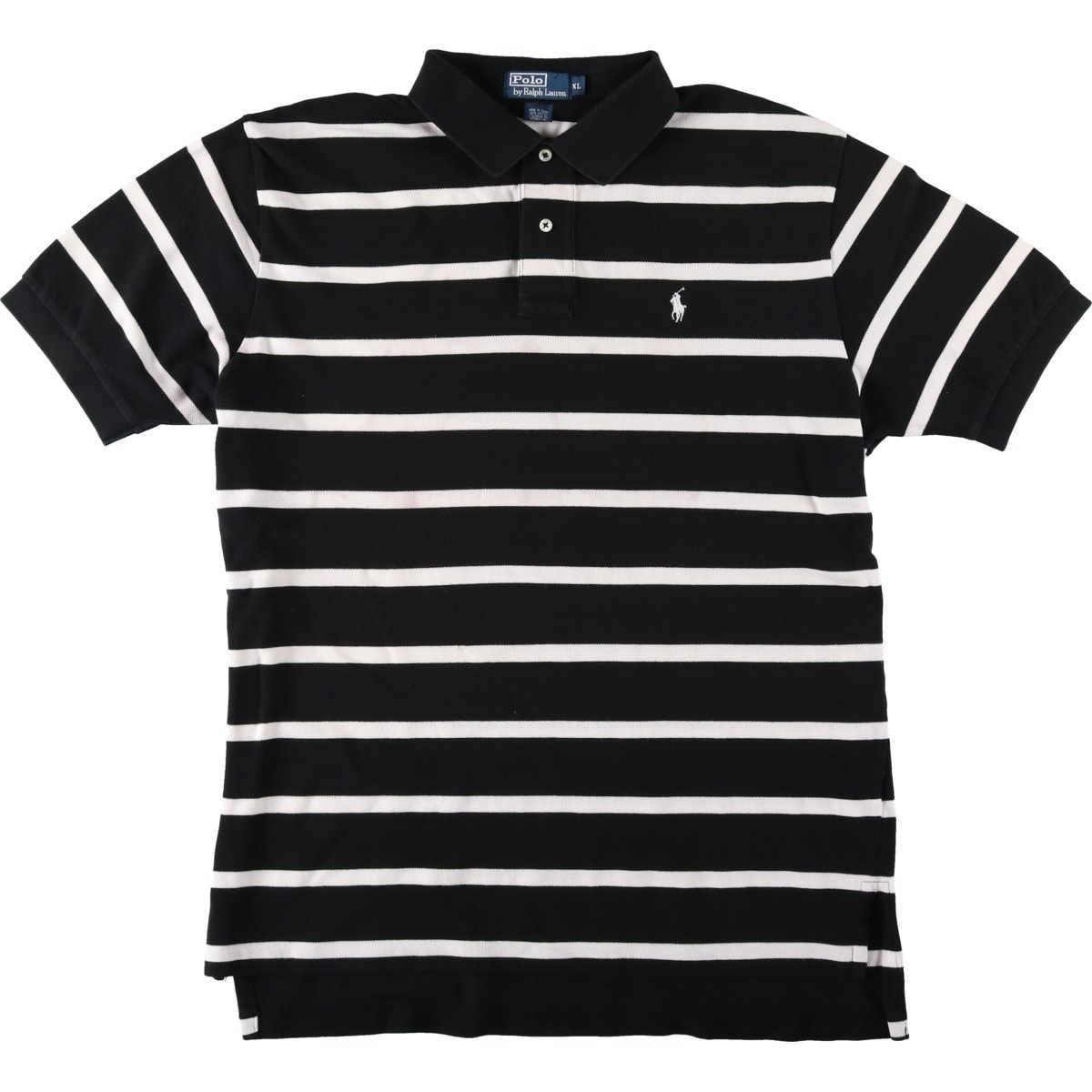 古着 ラルフローレン Ralph Lauren POLO by Ralph Lauren 半袖 ボーダー ポロシャツ メンズXL相当/eaa643587