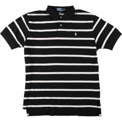 古着 ラルフローレン Ralph Lauren POLO by Ralph Lauren 半袖 ボーダー ポロシャツ メンズXL相当/eaa643587