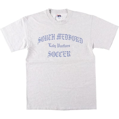 古着 90年代 ヘインズ Hanes HEAVYWEIGHT 3連プリント カレッジTシャツ メンズM相当 ヴィンテージ/eaa638124