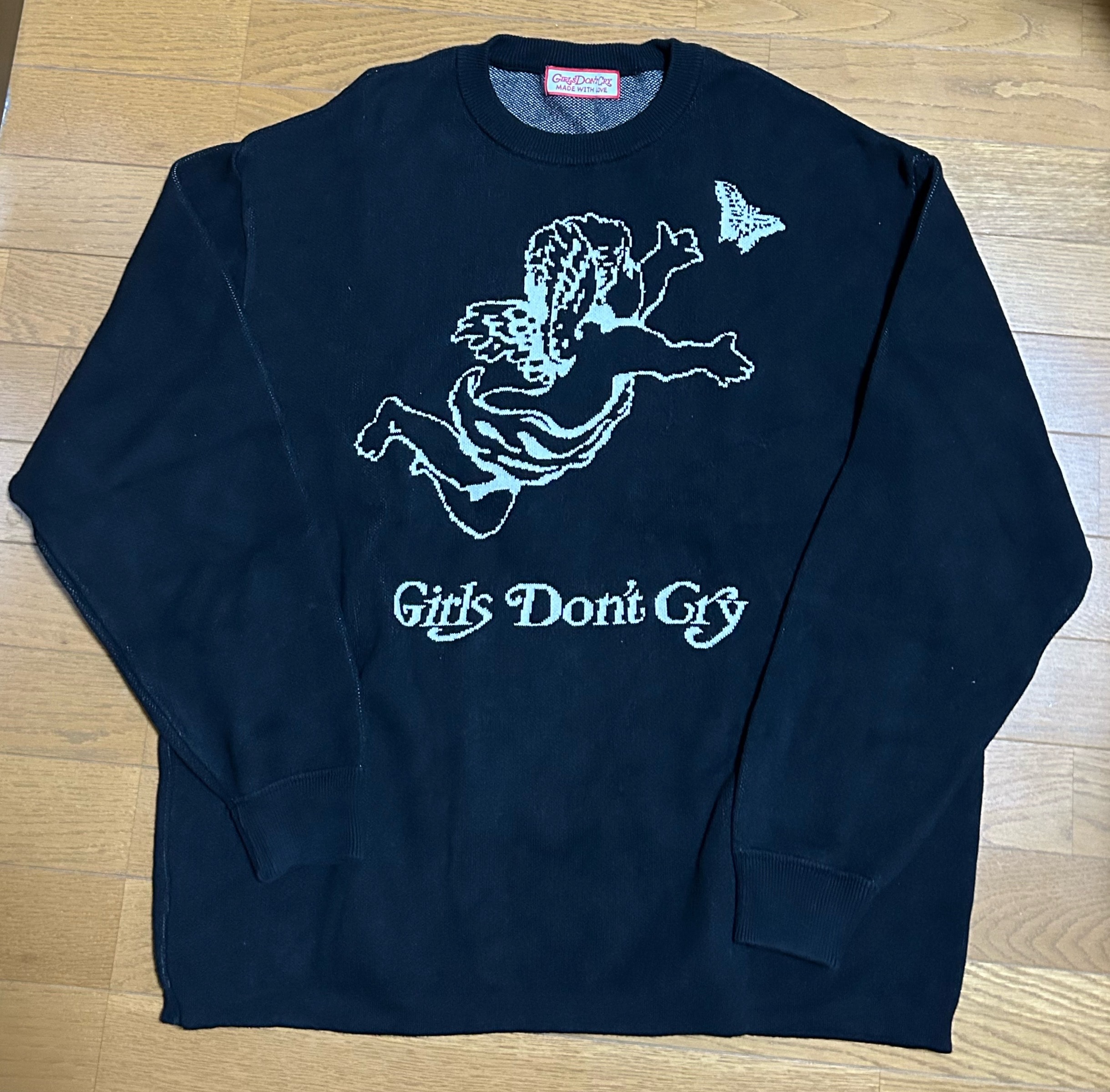 ガールズドントクライ エンジェル ニット "ブラック" / ヴェルディ