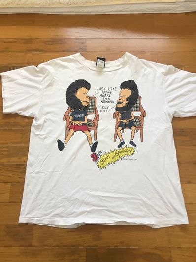 ©️SAINT Mxxxxxx x A BATHING APE AP SS Tee HVN & Hell "White"