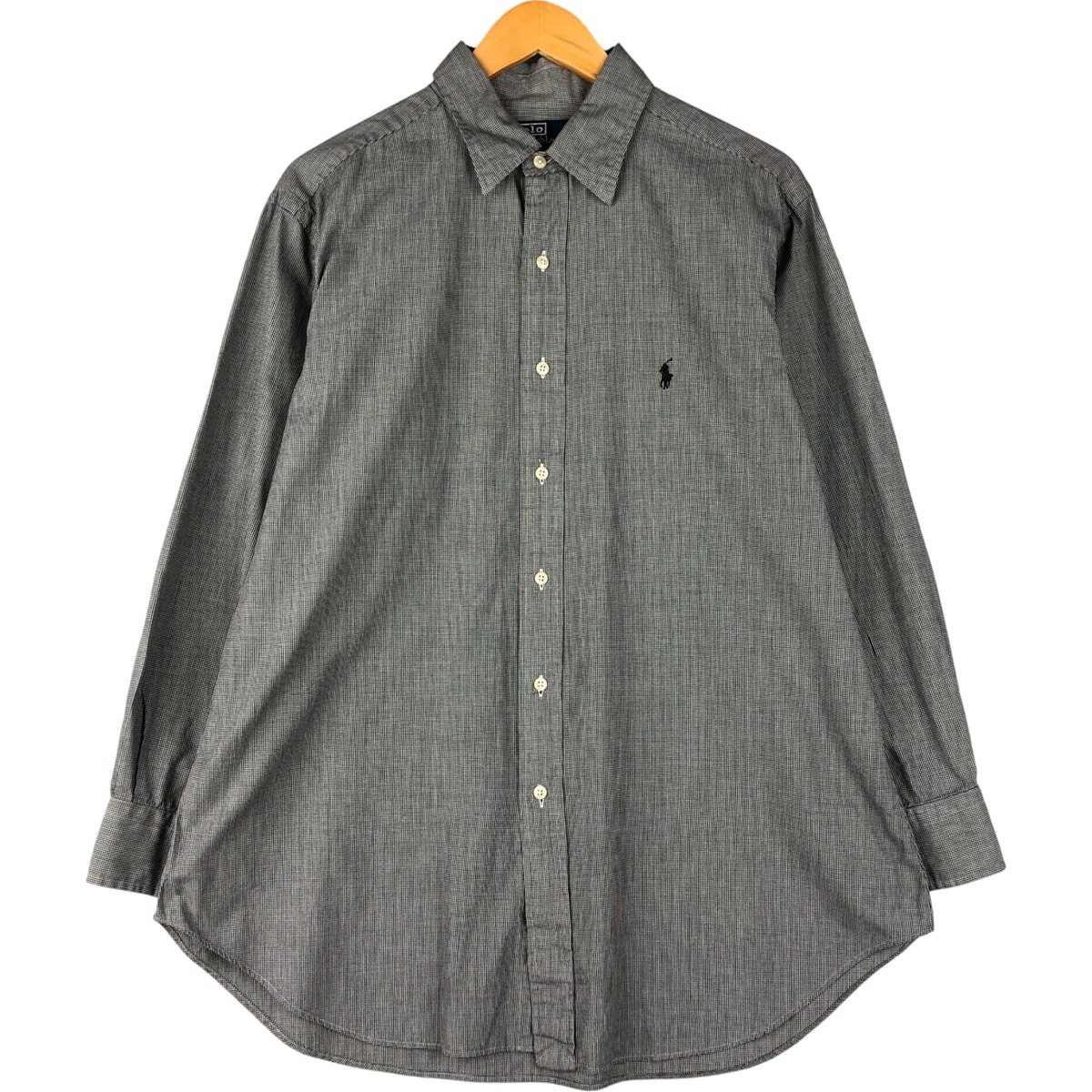 古着 ラルフローレン Ralph Lauren POLO by Ralph Lauren LOWELL 長袖 コットンチェックシャツ メンズL相当/eaa600189