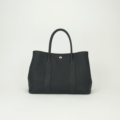 エルメス HERMES ガーデンパーティ PM ガーデンパーティ PM ガーデンパーティ36 ガーデンパーティー バッグ トートバッグ ネゴンダ ノワール Noir ブラック Black 黒 シルバー金具 ハンドバッグ