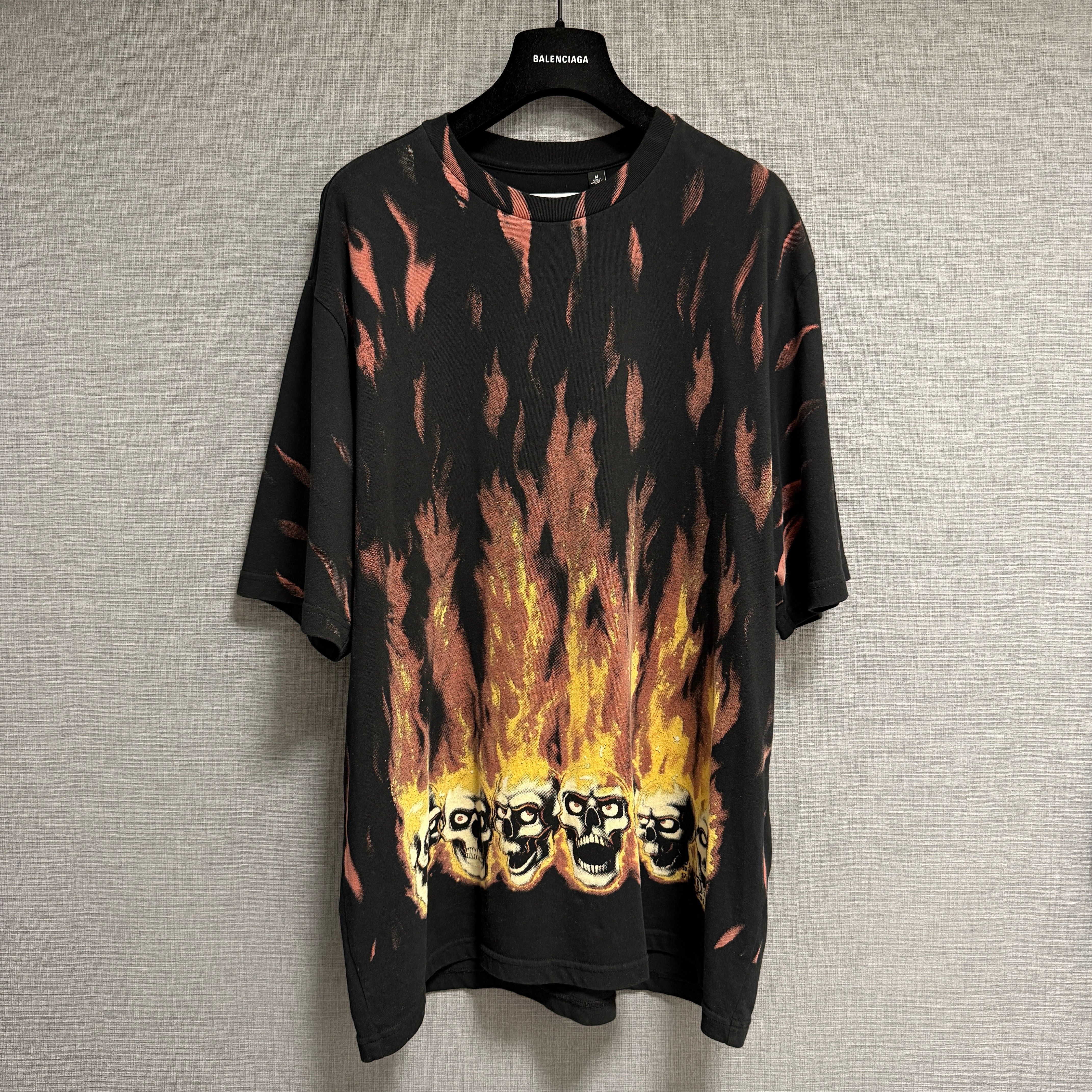 シュプリーム x MM6メゾンマルジェラ (メゾンマルジェラ) リキッド ブルー オーバーサイズ Tシャツ "ブラック"