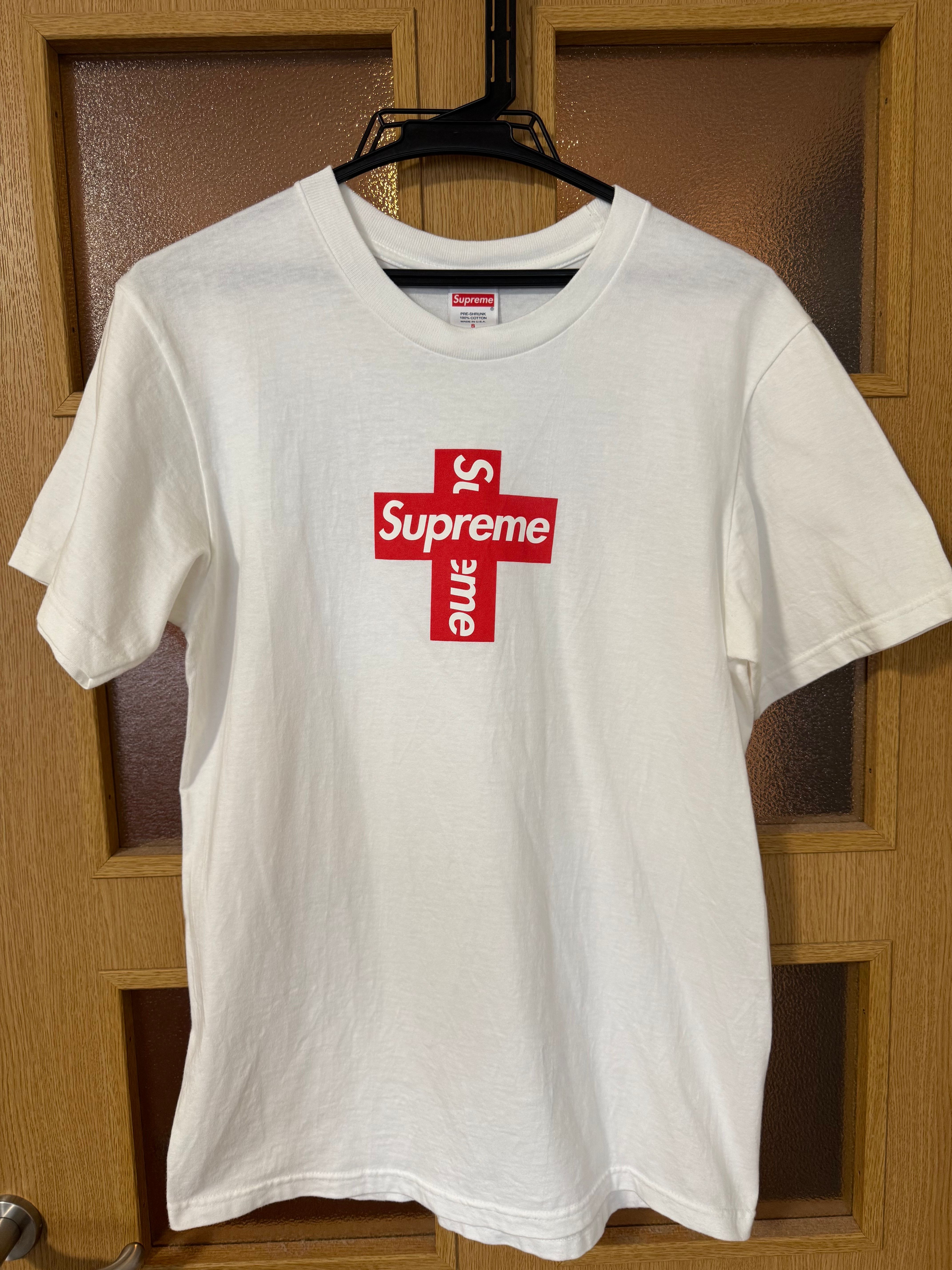 Supreme Cross Box Logo Tee "White"