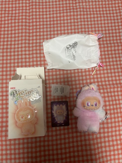 POP MART THE MONSTERS (LABUBU) Big into Energy Series Plush Pendant LUCK