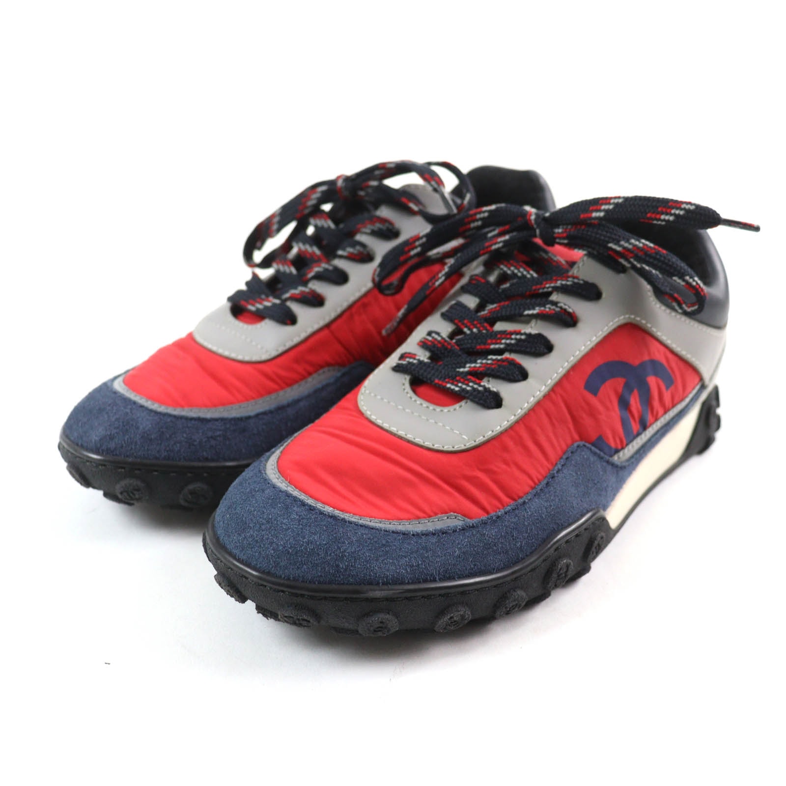 美品 シャネル
ローカットスニーカー マルチ レディース 35 G34086