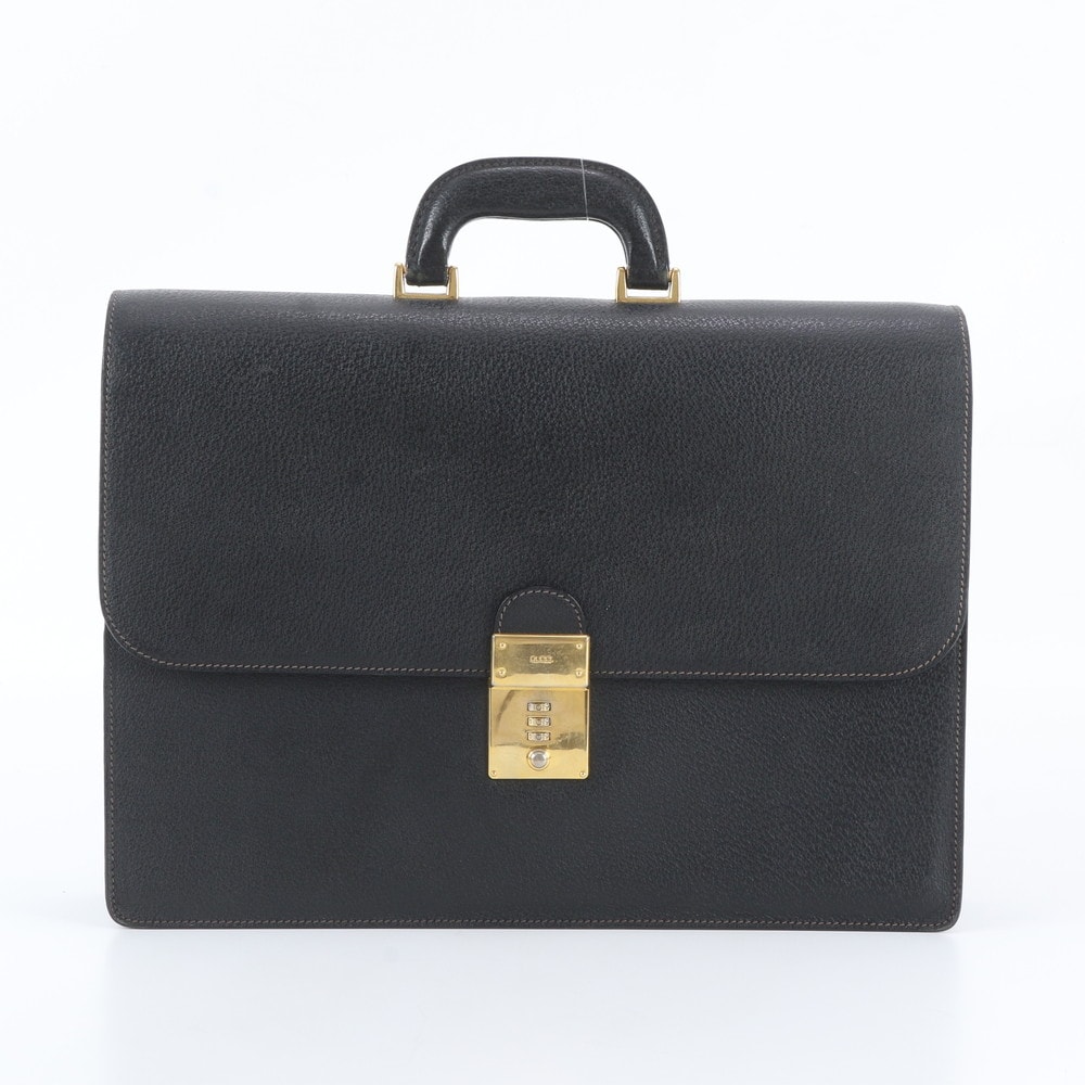 ■極美品 グッチ015 01 3500 ビジネス バッグ レザー