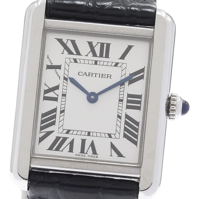★保 カルティエ タンクソロSM W5200005 レディース 【中古】