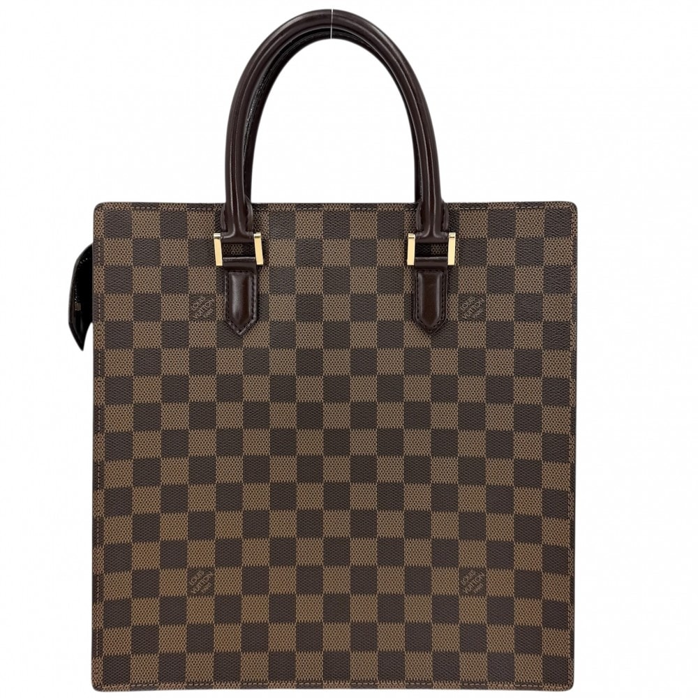 LOUIS VUITTON ルイヴィトン トートバッグ ヴェニスPM ハンドバッグ N51145 ダミエキャンバス ブラウン 茶 ゴールド金具 レディース【中古品】