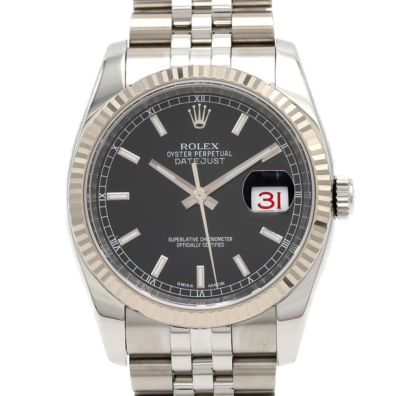 ロレックス デイトジャスト 116234 SSxWG 自動巻 G番