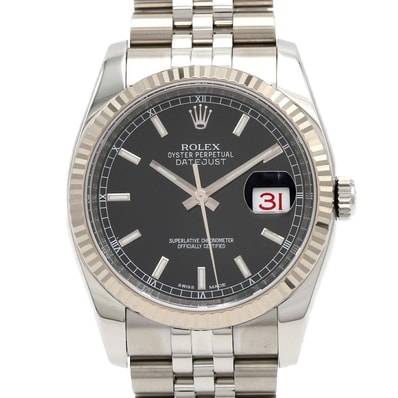 ロレックス デイトジャスト 116234 SSxWG 自動巻 G番