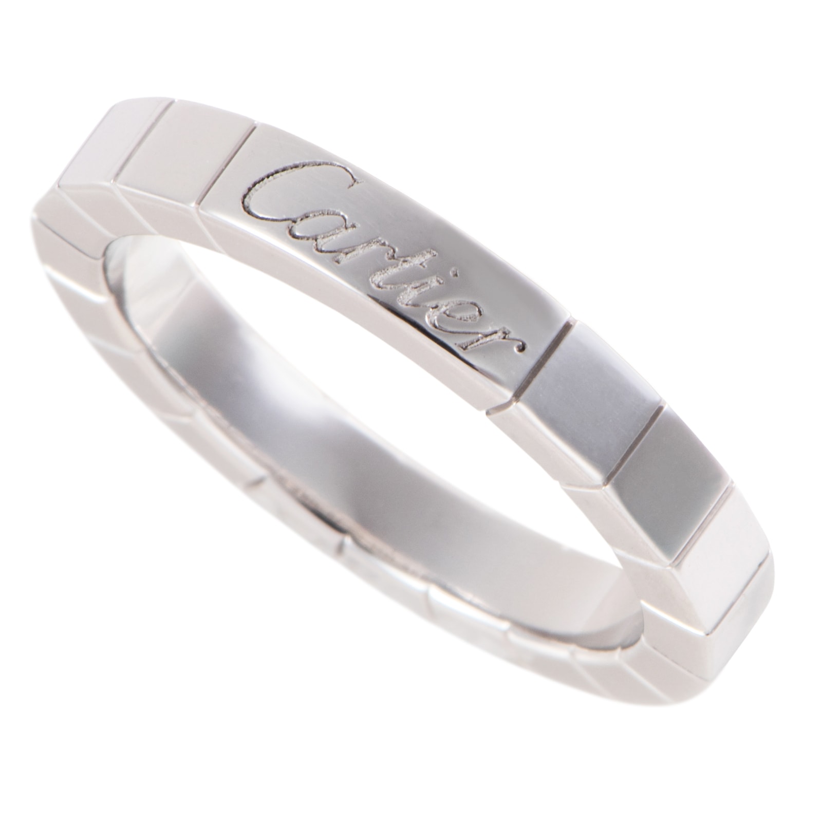 Cartier カルティエ ラニエール リング 指輪 11号 K18WG シルバー【中古】