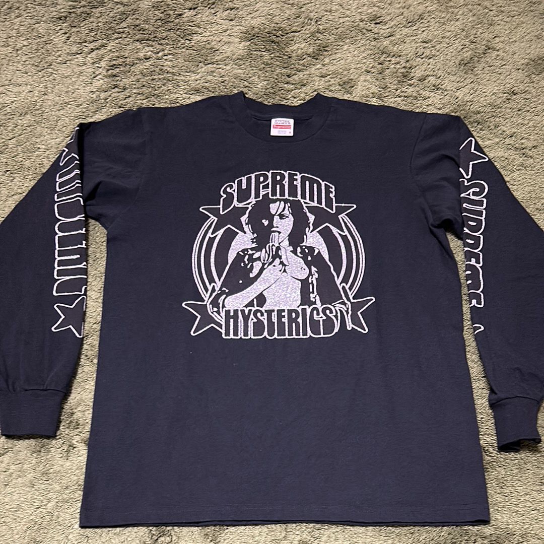 Supreme x HYSTERIC GLAMOUR L/S Tee "Black"