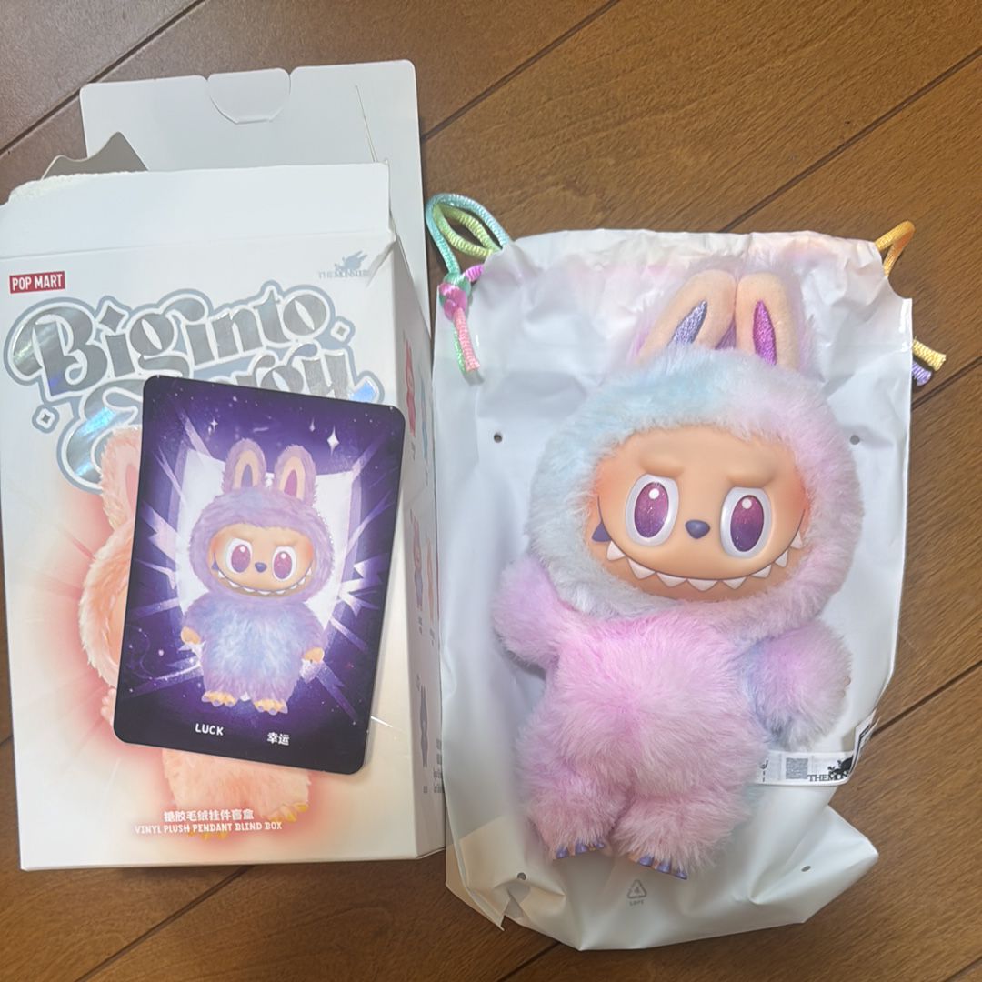POP MART THE MONSTERS (LABUBU) Big into Energy Series Plush Pendant LUCK