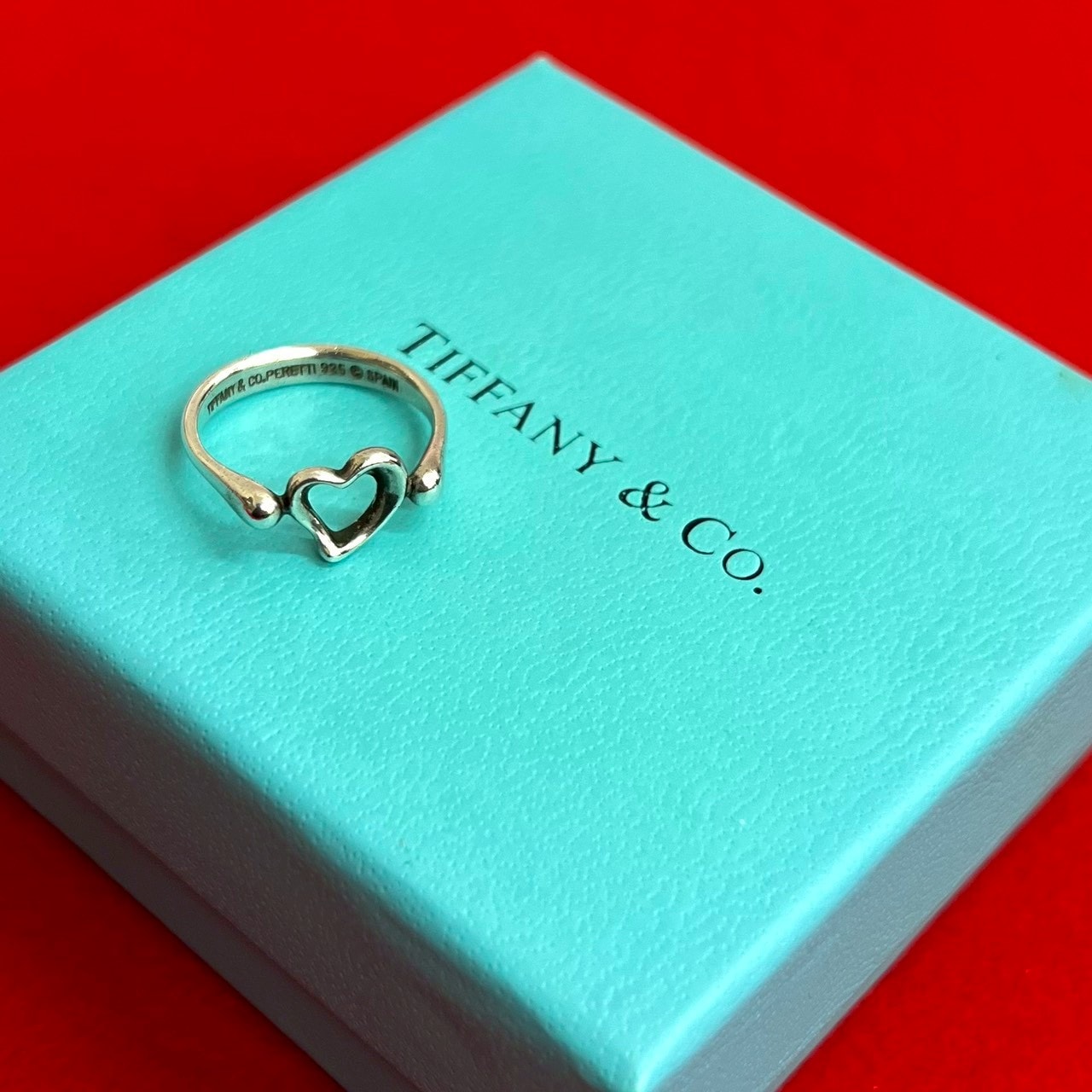 TIFFANY&Co. ティファニー エルサペレッティ オープンハート リング シルバー925 リング・指輪 10号 シルバー
2379b