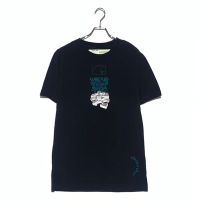 OFF-WHITE DRIPPING ARROWS SLIM T Black