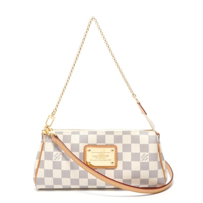 ヴィトン LV ダミエ アズール エヴァ 2013年製 ショルダーバッグ【中古】