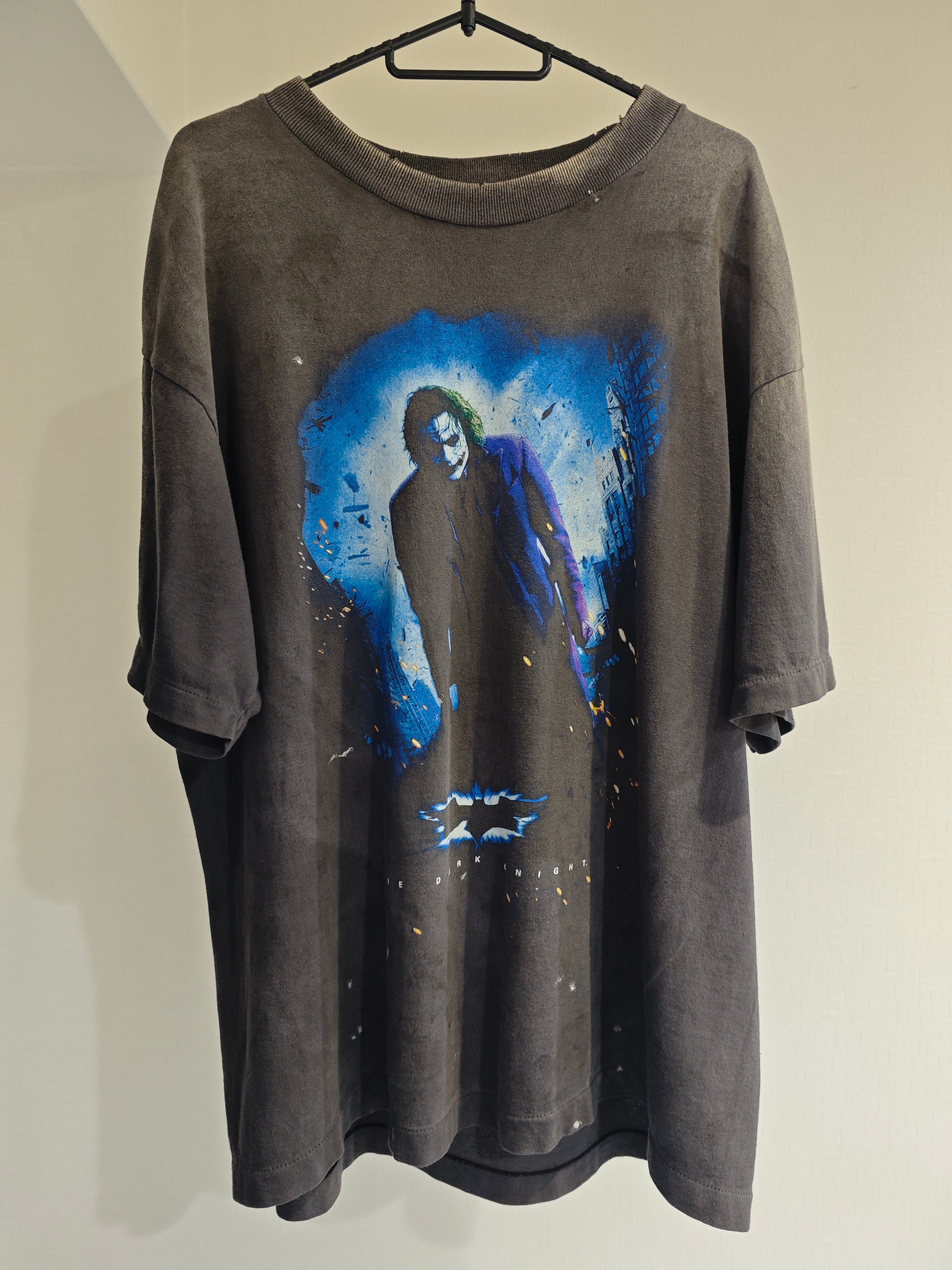 SAINT Mxxxxxx x Batman BTM_SS Tee_The Dark Knight "Black"