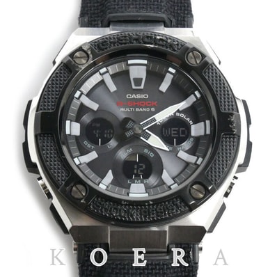 CASIO カシオ G-SHOCK Gスチール 腕時計 ソーラー GST-W330AC-1AJF 電波 メンズ【中古】
