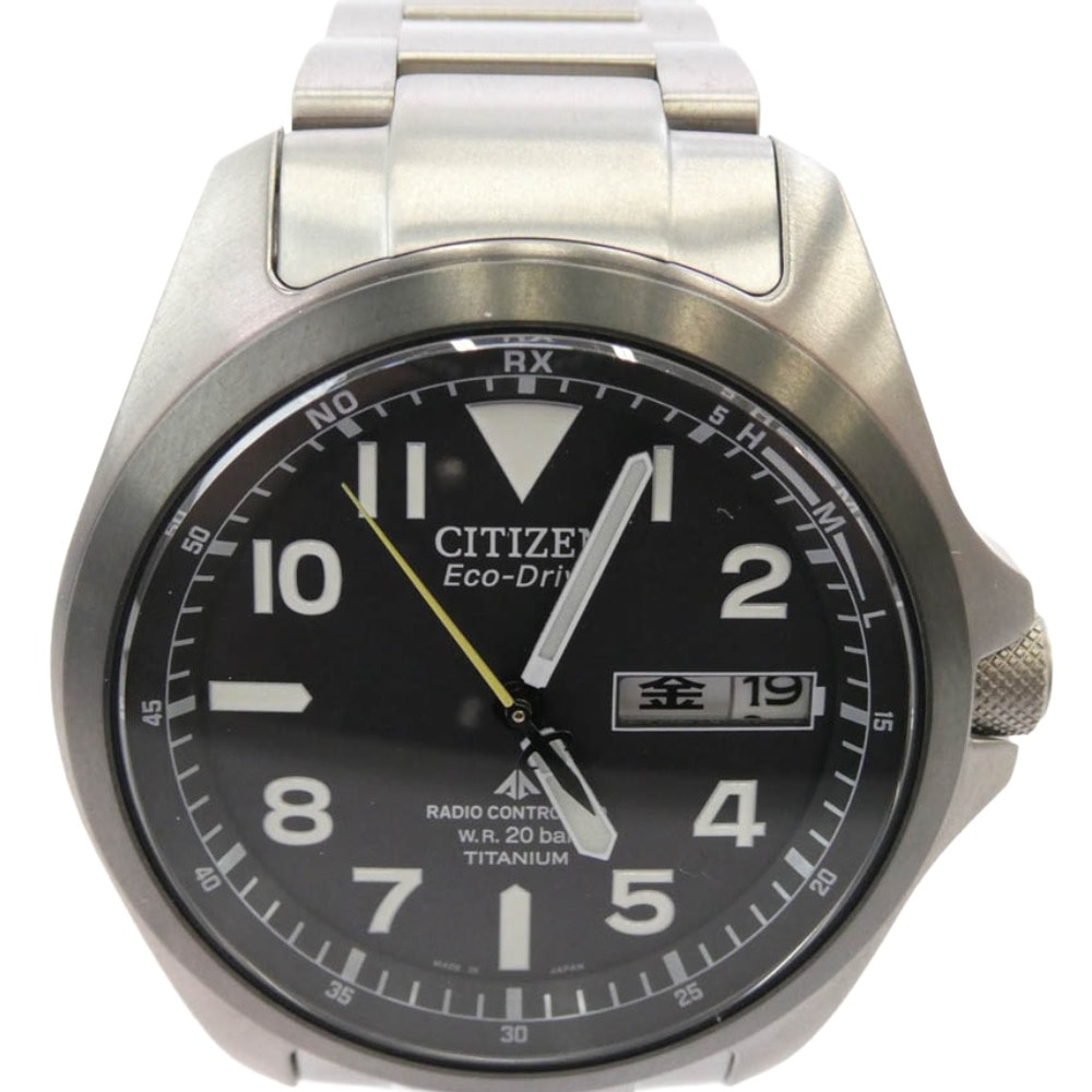 CITIZEN シチズン 時計 PMD56-2952 LAND プロマスター エコドライブ 電波時計 腕時計 シルバー系【中古】