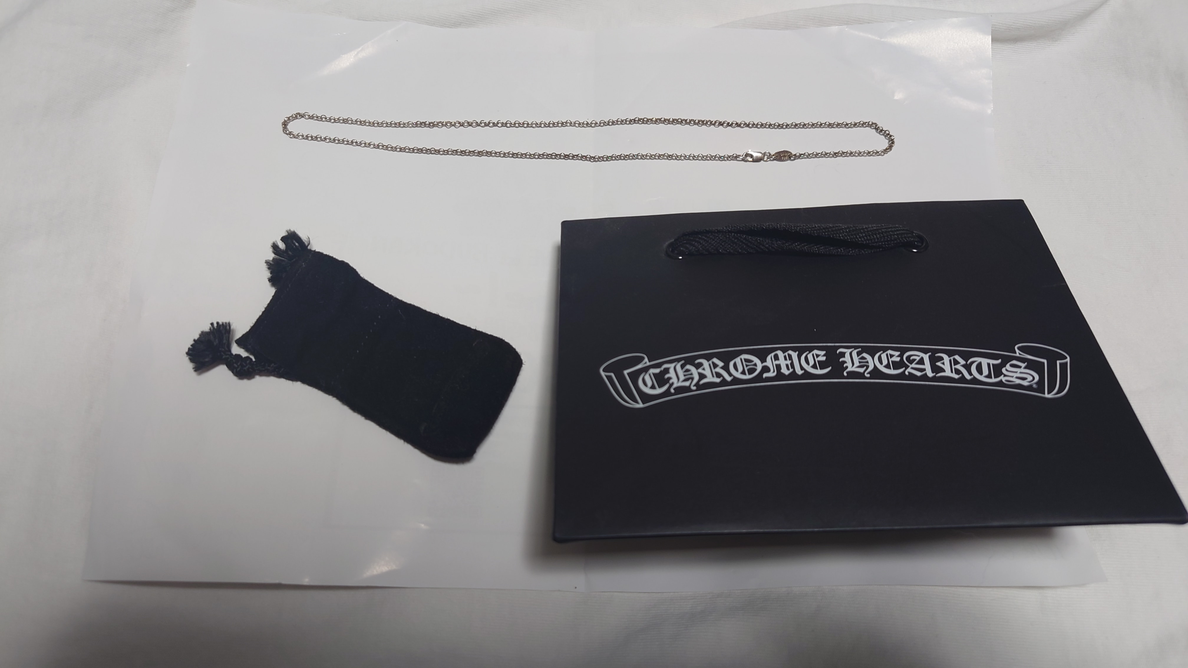 Chrome Hearts Roll Chain Necklace "Silver"