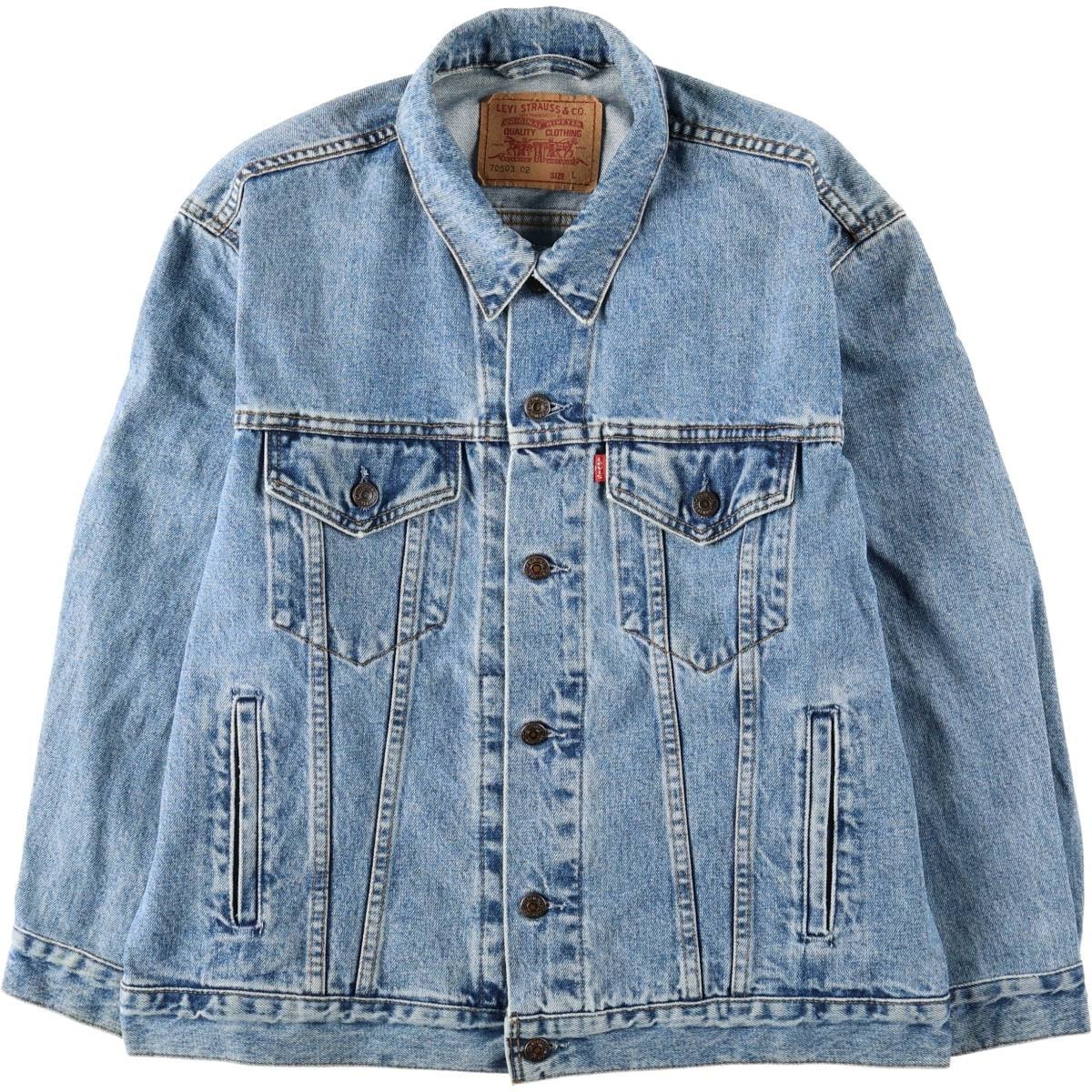 古着 90年代 リーバイス Levi's 70503-0216 デニムジャケット Gジャン メンズL相当 ヴィンテージ/eaa663729
