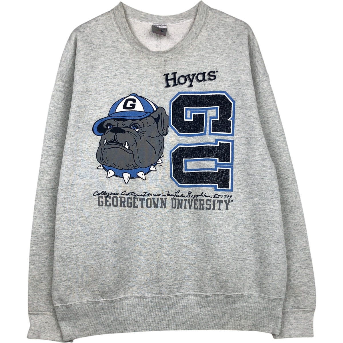 古着 90年代 フルーツオブザルーム FRUIT OF THE LOOM カレッジ キャラクタースウェットシャツ トレーナー USA製 メンズXL相当 ヴィンテージ/eaa616571