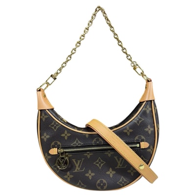 ルイヴィトン ループ モノグラム ショルダーバッグ モノグラムキャンバス M81098 ブラウン レディース LOUIS VUITTON 中古