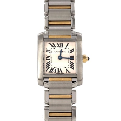 カルティエ タンクフランセーズSM コンビ W51007Q4 SSxYG クォーツ
