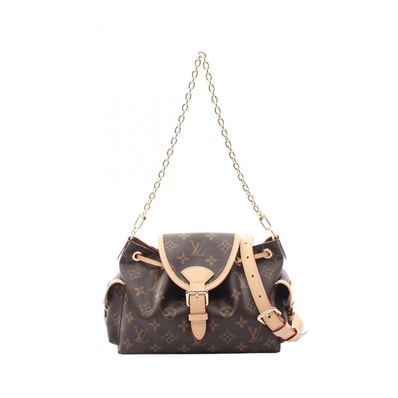 ルイ・ヴィトン LOUIS VUITTON オデッセイPM モノグラム 2WAY ショルダーバッグ バッグ PVCコーティングキャンバス レザー レディース ブラウン系 M25085 【中古】