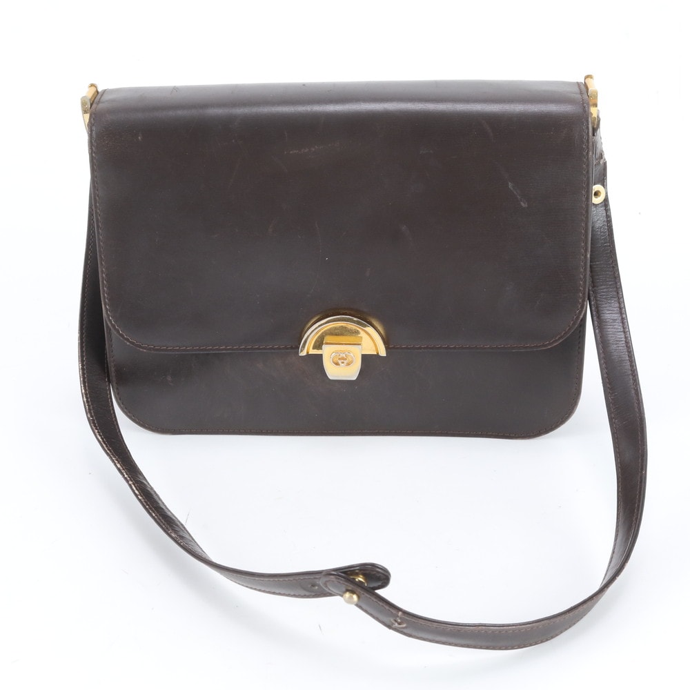 グッチ オールドグッチショルダーバッグ レザー