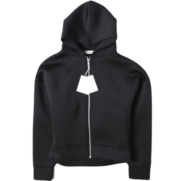 entire studios エンタイアスタジオ 26SS SCUBA ZIP HOOD スキューバジップアップパーカー UNU-26-1033 S BLACK トップス g27687