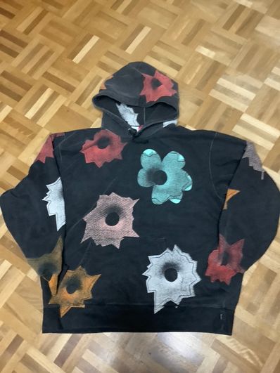 Supreme Nate Lowman Hooded Sweatshirt "Black"