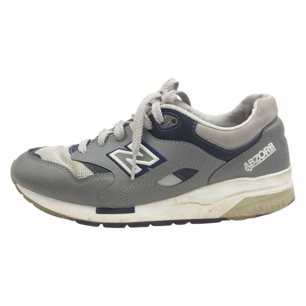 NEW BALANCE ニューバランス スニーカー CM1600LG CM1600 グレー ローカット スニーカー グレー系 23.5cm【中古】