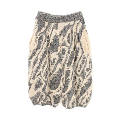 ルイ・ヴィトン LOUIS VUITTON ニット バミューダパンツ パンツ 衣料品 ボトムス ウール ファブリック グレー レディース グレー系 / ベージュ系 【中古】